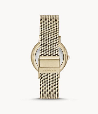 Signatur Mesh Watch (Gold) | Skagen | Luby 