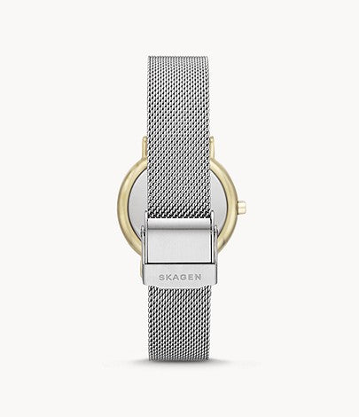 Signatur Mesh Watch (Silver/Gold) | Skagen | Luby 