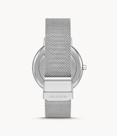Signatur Mesh Watch (Silver/Blue) | Skagen | Luby 