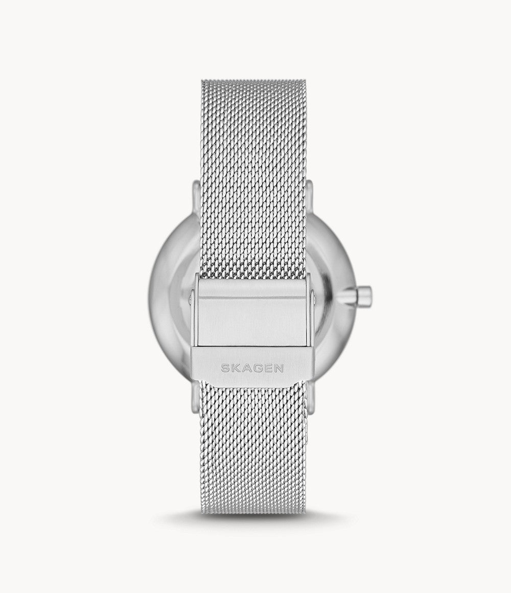 Freja Mesh Watch (Silver/Blue) | Skagen | Luby 