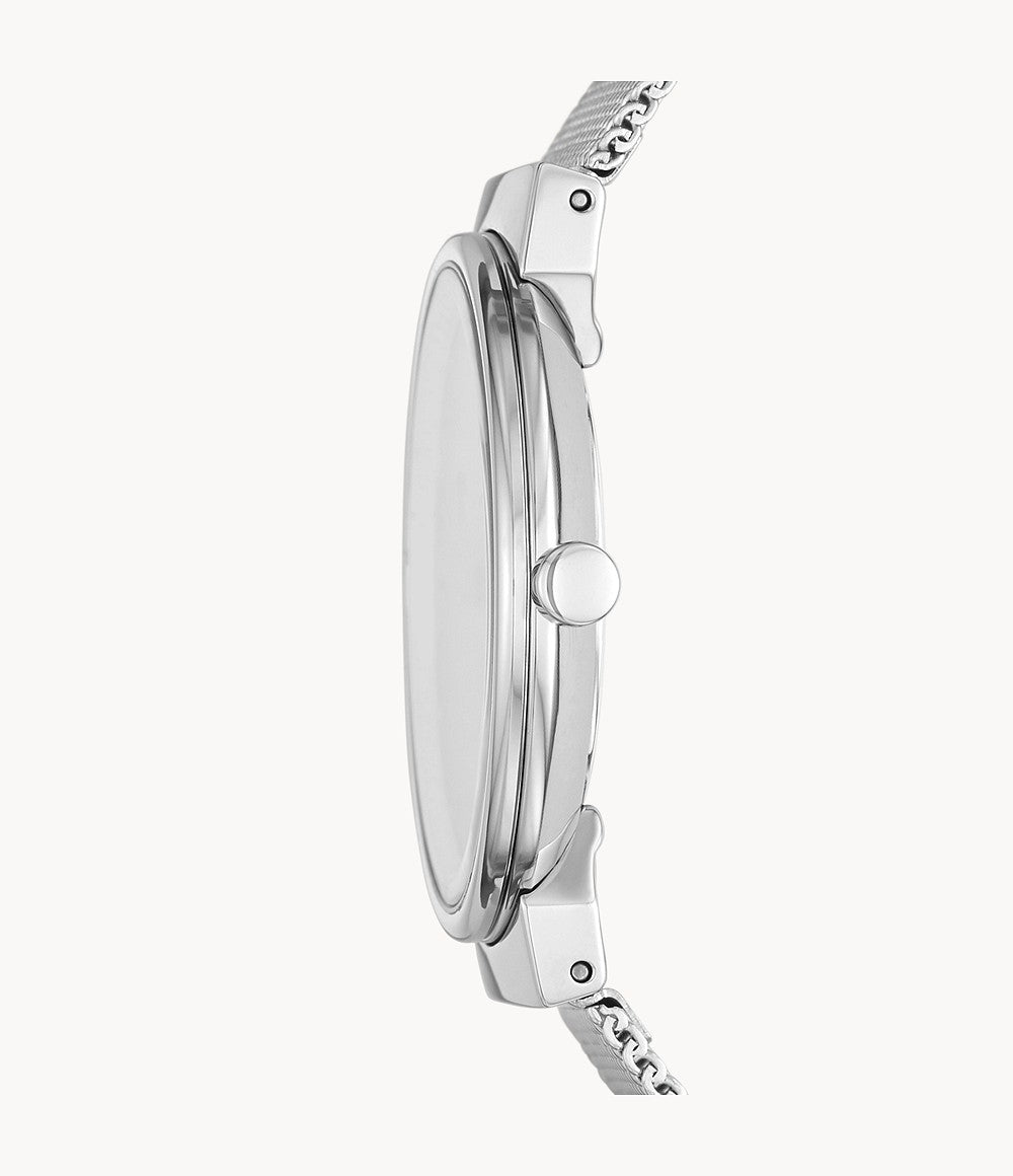 Freja Mesh Watch (Silver/Blue) | Skagen | Luby 