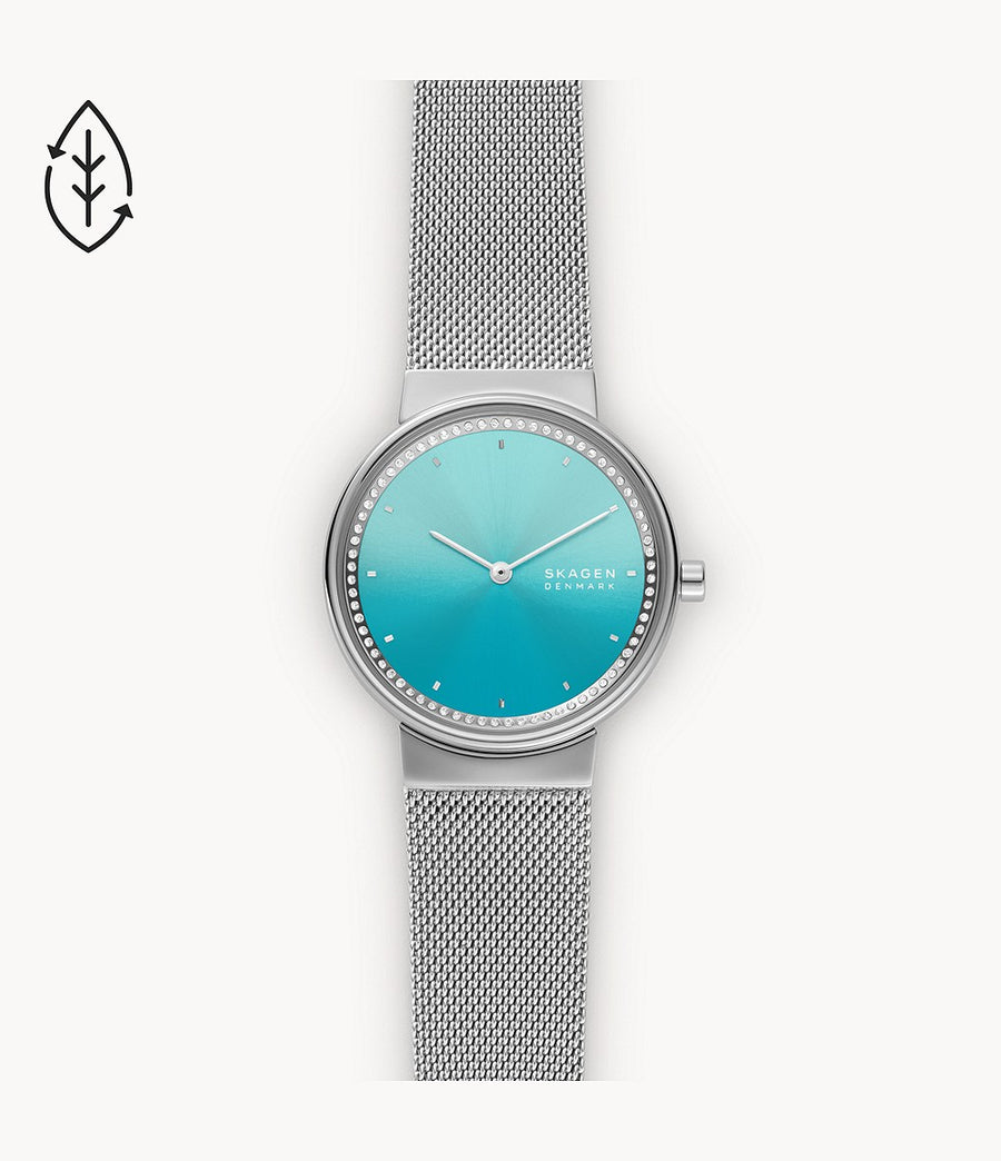 Reloj Freja Mesh (Plata/Azul)