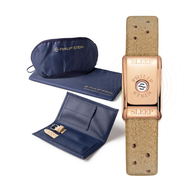 Classic Sleep Bracelet XL Kit (Beige/Rose-Gold) | Philip Stein | Luby 