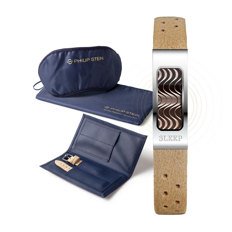 Slim Sleep Bracelet Kit (Camel Beige/Silver/Rose-Gold) | Philip Stein | Luby 