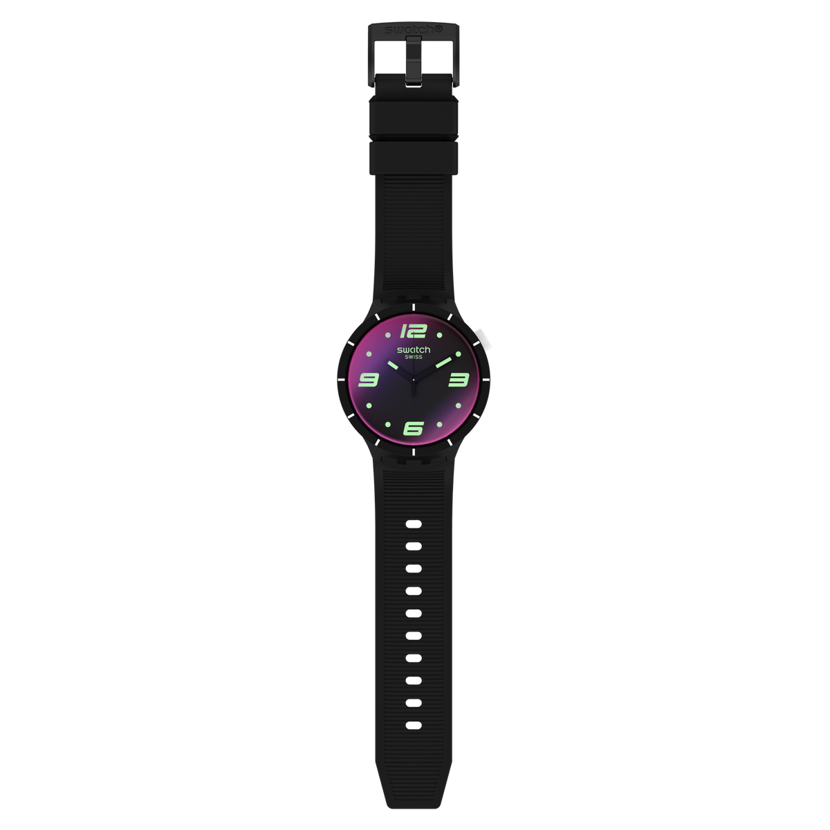 Futuristic Black | Swatch | Luby 
