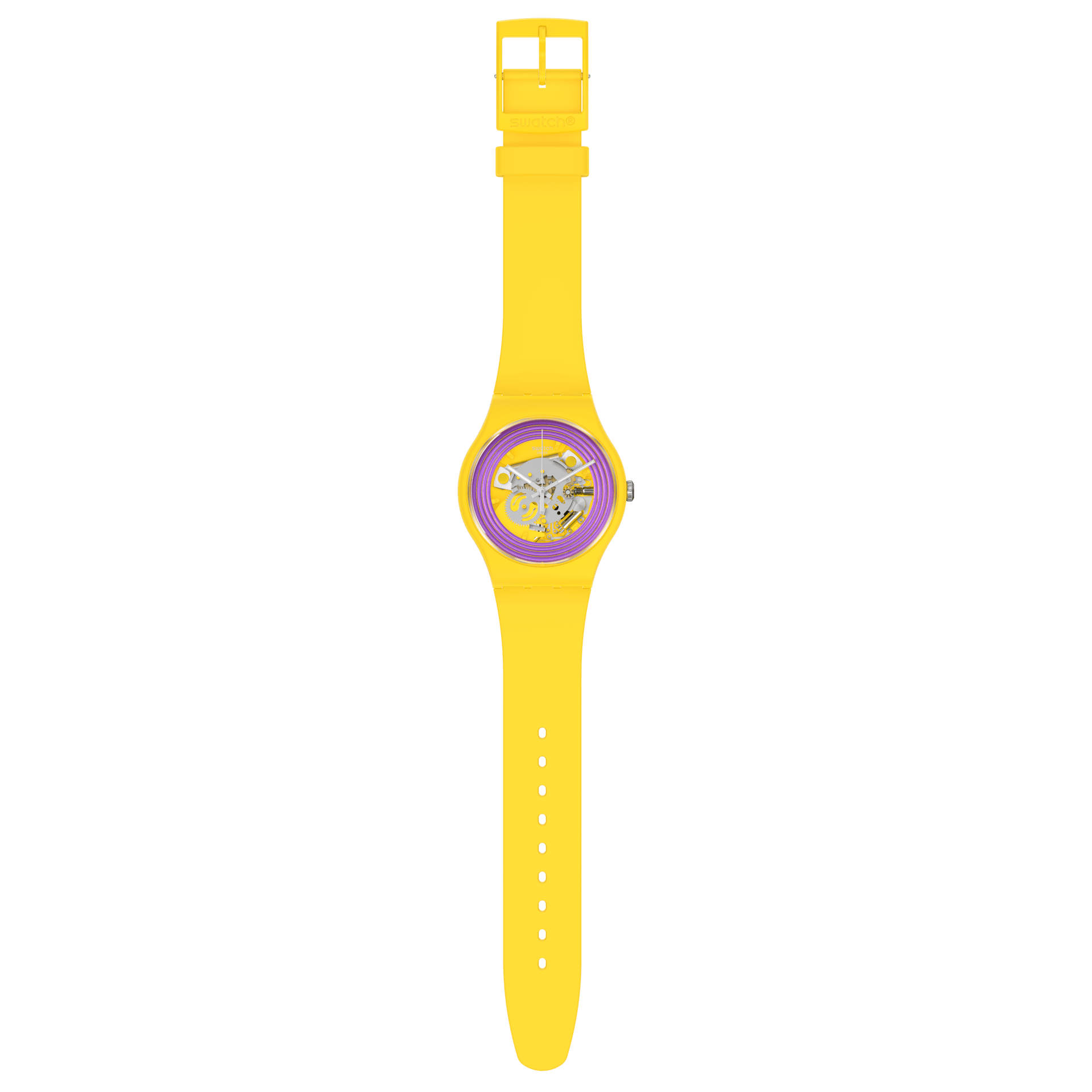 Purple Rings Yellow | Swatch | Luby 