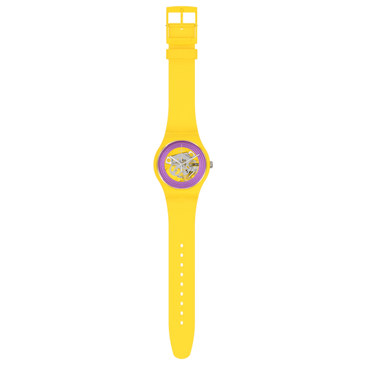 Purple Rings Yellow | Swatch | Luby 