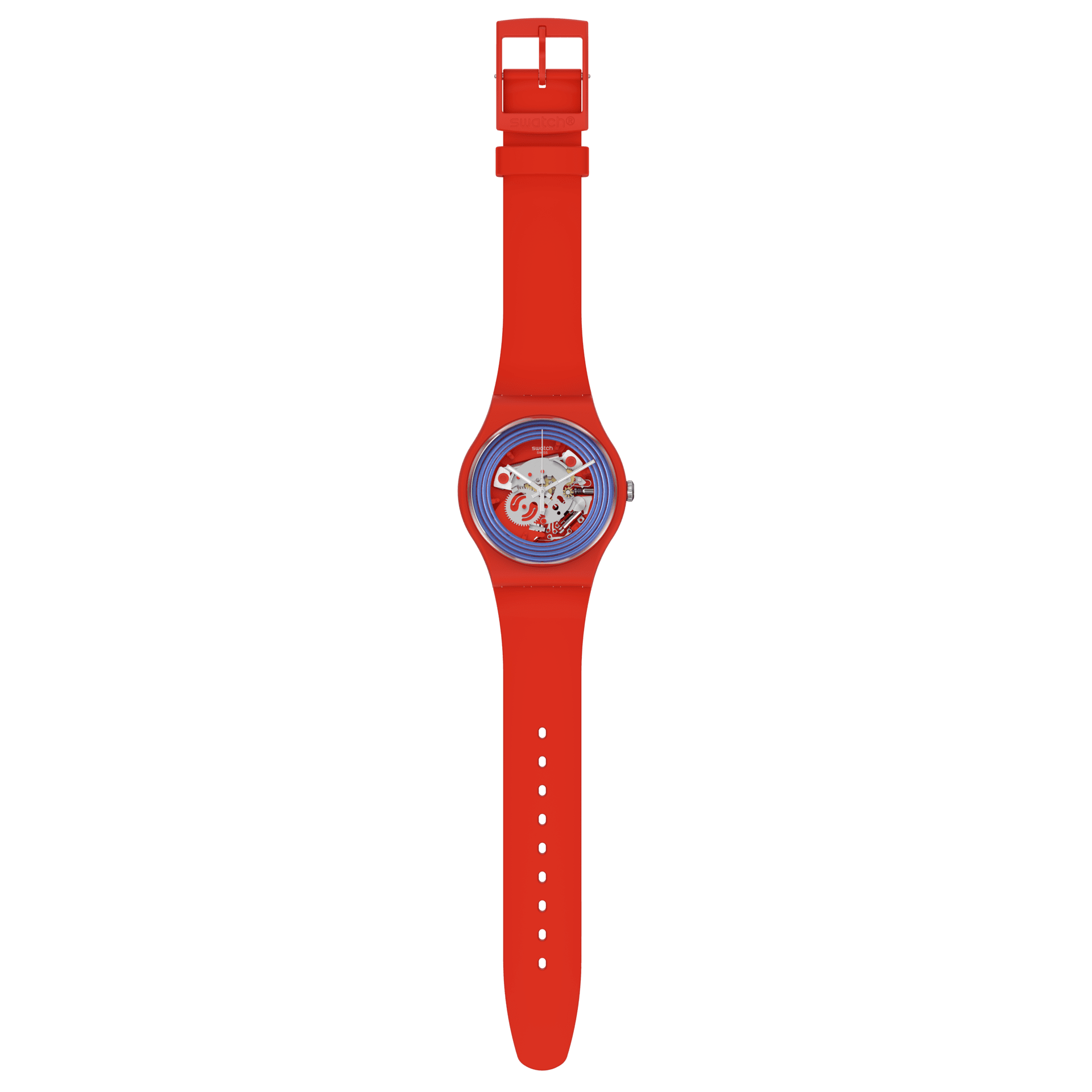 Blue Rings Red | Swatch | Luby 