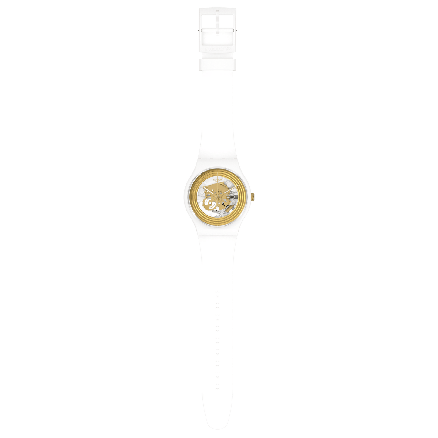 Golden Rings White | Swatch | Luby 