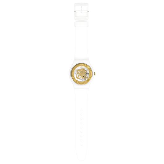 Golden Rings White | Swatch | Luby 