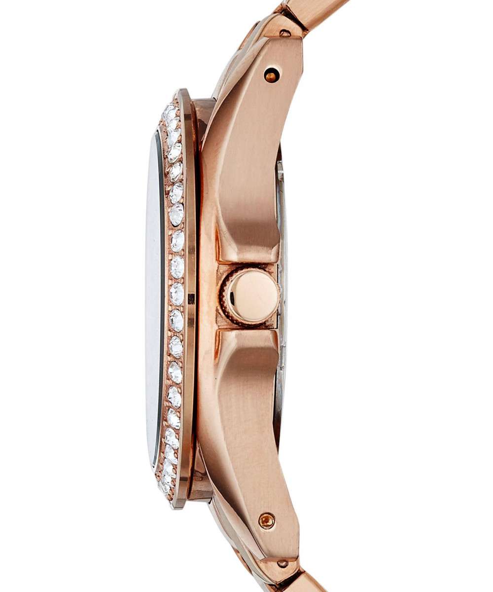 Riley Multifunction Rose-Tone Stainless Steel Watch | Fossil | Luby 