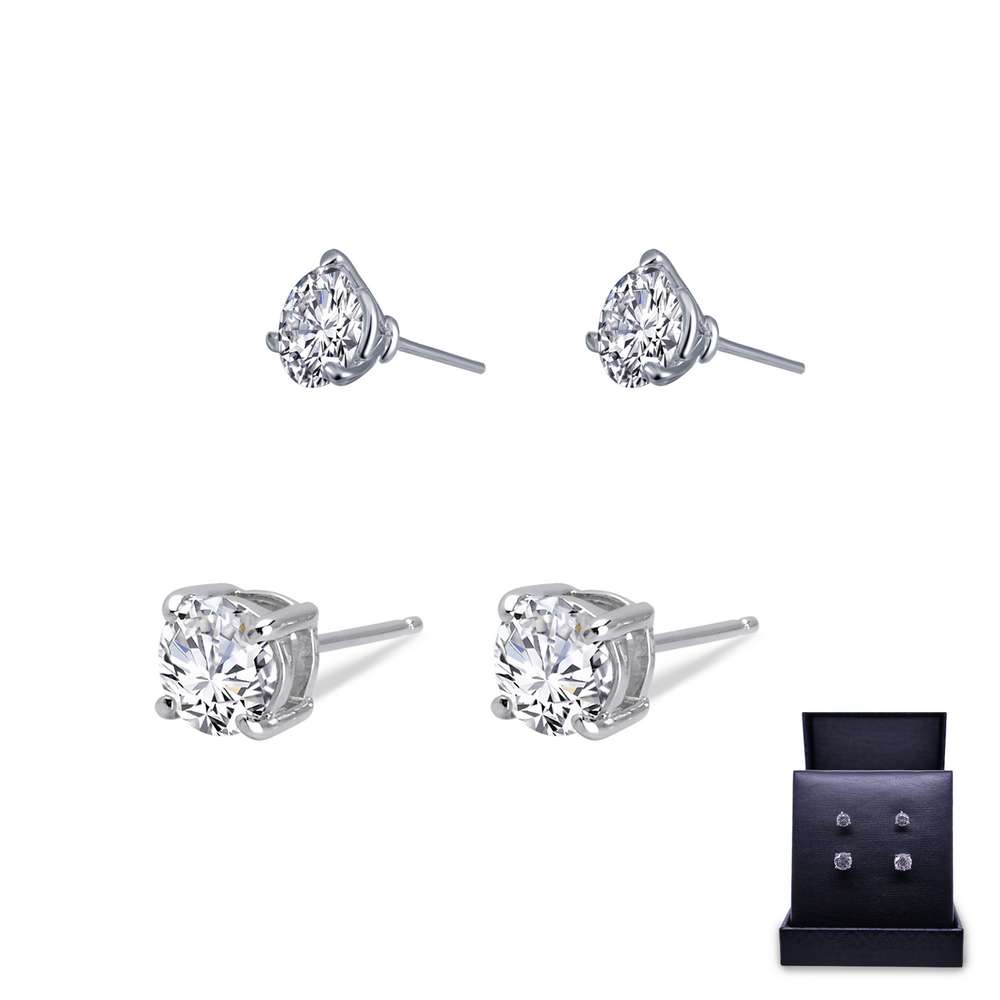 Three-Prong Stud Earrings | Lafonn | Luby 