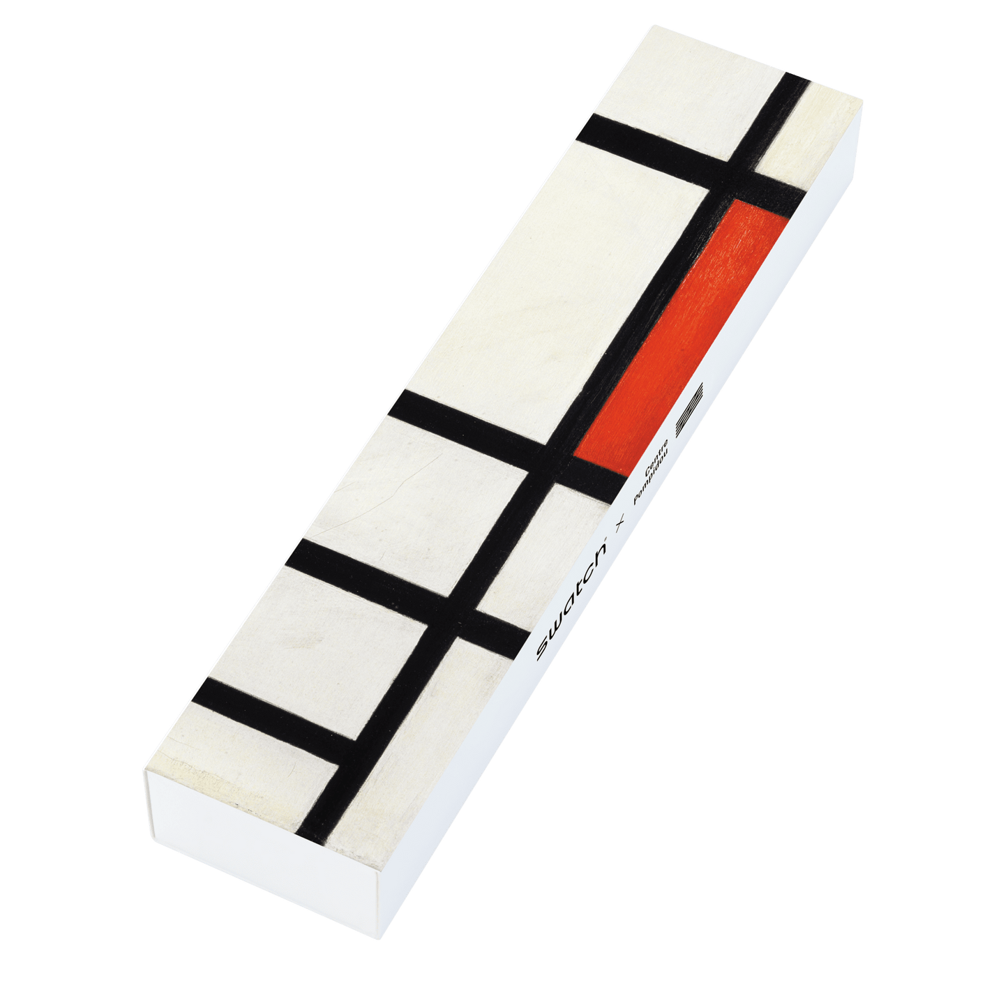 Red, Blue and White, by Piet Mondrian | Swatch | Luby 