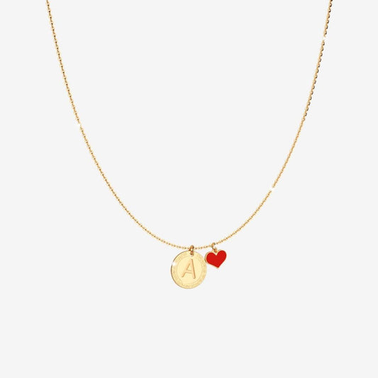 MyWorld Letter A Necklace (Gold) | Rebecca | Luby 