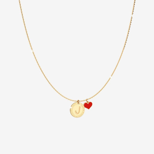 MyWorld Letter J Necklace (Gold) | Rebecca | Luby 