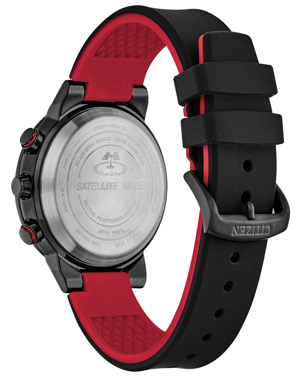 Satellite Wave GPS Freedom (Black-Red) | Citizen | Luby 
