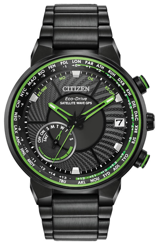 Satellite Wave GPS Freedom (Black-Green) | Citizen | Luby 