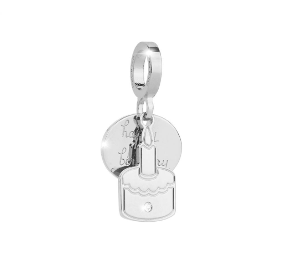 BRONZE CHARM HAPPY BIRTHDAY