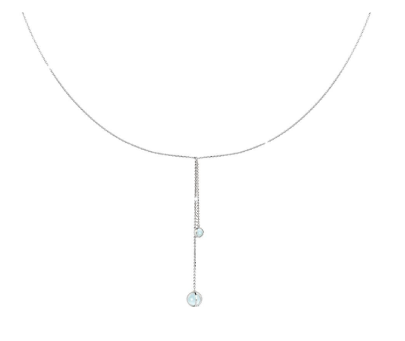 Rio Necklace (Silver) | Rebecca | Luby 