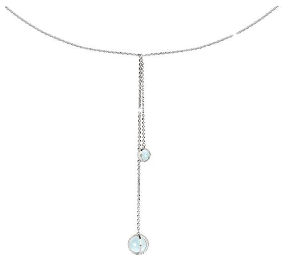 Rio Necklace (Silver) | Rebecca | Luby 