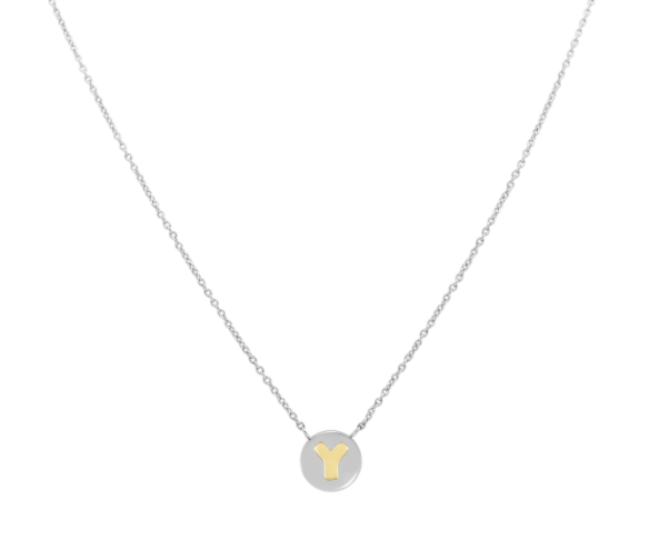 Letter Y Silver & Gold Necklace | Nomination Italy | Luby 