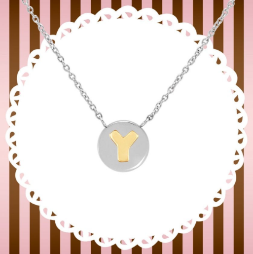 Letter Y Silver & Gold Necklace | Nomination Italy | Luby 