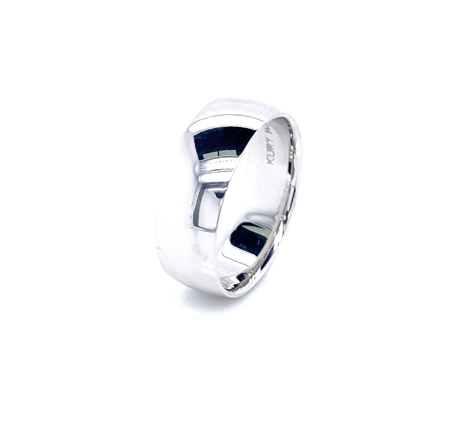 Alianza de boda sencilla para hombre de 14K
