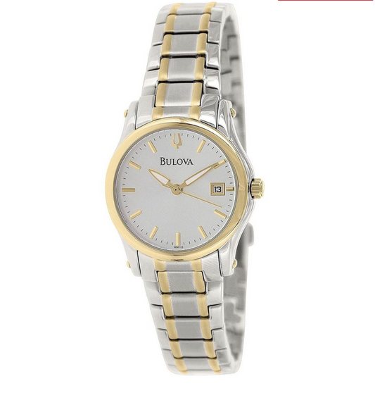 Bulova Two-Tone Ladies Watch (Gold-Silver) | Bulova | Luby 