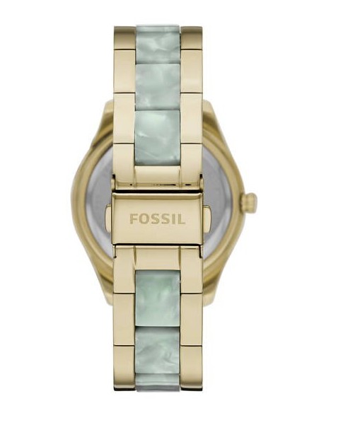 Stella Two-Tone/Acetate Watch | Fossil | Luby 
