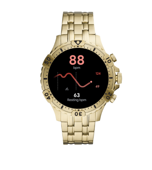 Gen 5 Garrett HR SmartWatch (Gold) | Fossil | Luby 