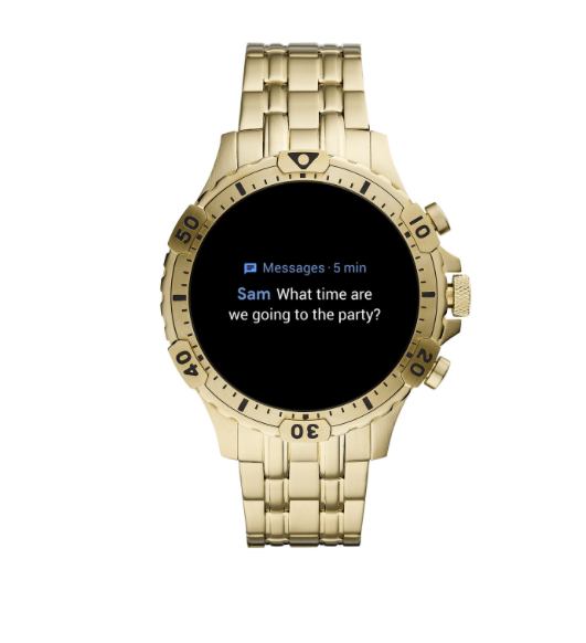 Gen 5 Garrett HR SmartWatch (Gold) | Fossil | Luby 