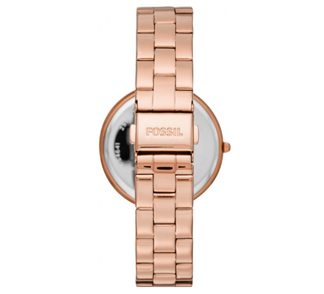 Madeline Three-Hand Rose Gold-Tone Stainless Steel Watch | Fossil | Luby 