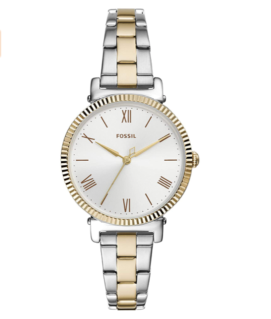 Daisy Watch (Silver/Gold) | Fossil | Luby 