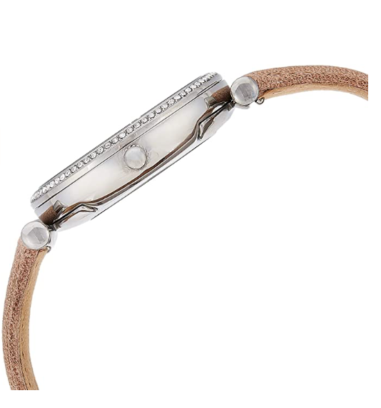 Carlie Watch (Sand/Silver) | Fossil | Luby 