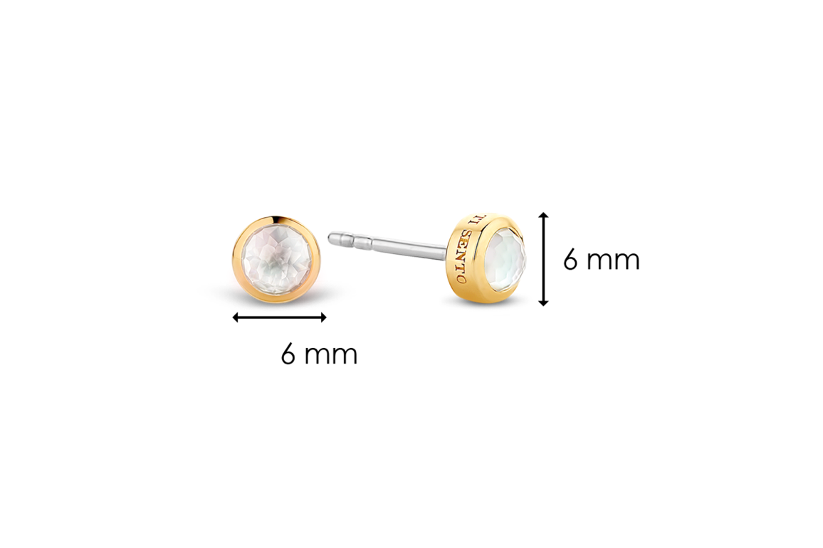 SOLITAIRE STONE EARRINGS | Ti Sento Milano | Luby 
