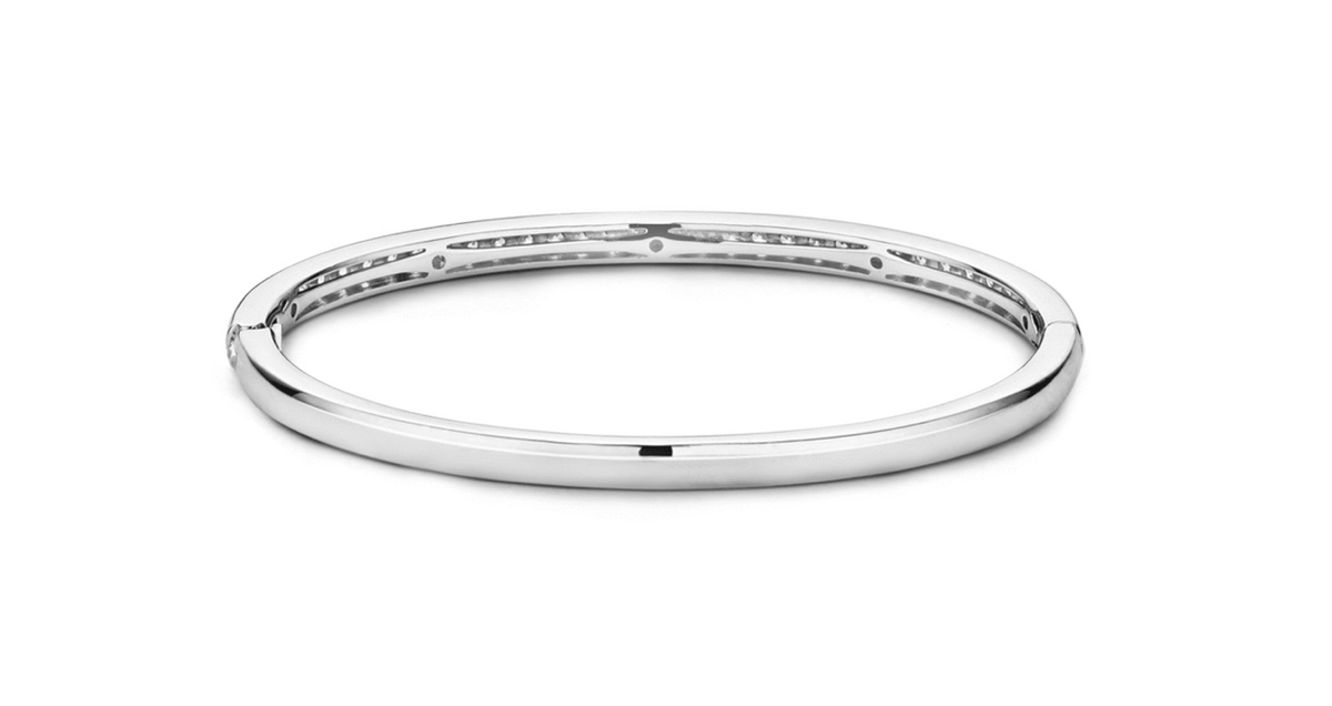 OVAL-SHAPED BANGLE BRACELET | Ti Sento Milano | Luby 