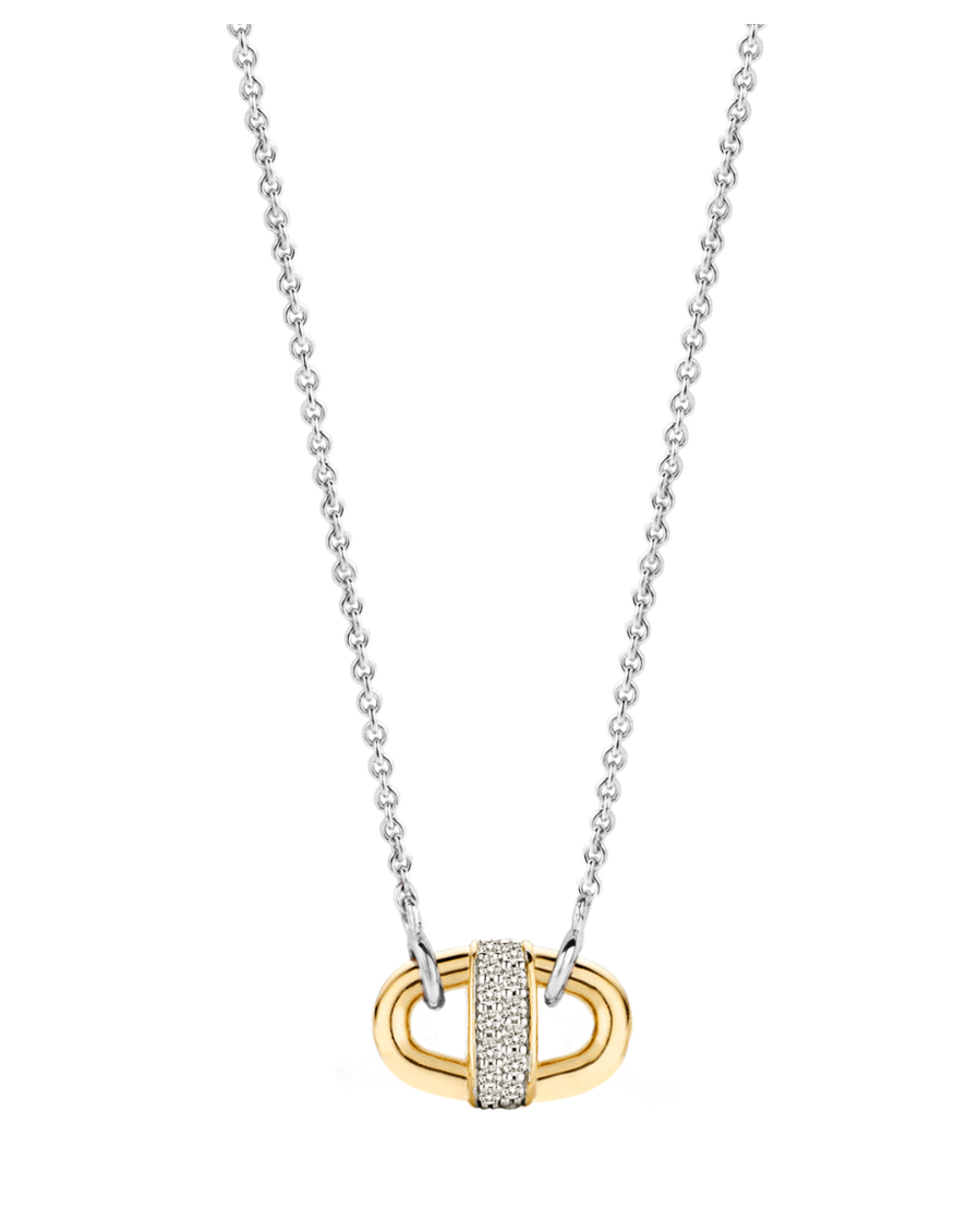 SPARKLE SILVER & GOLD NECKLACE | Ti Sento Milano | Luby 