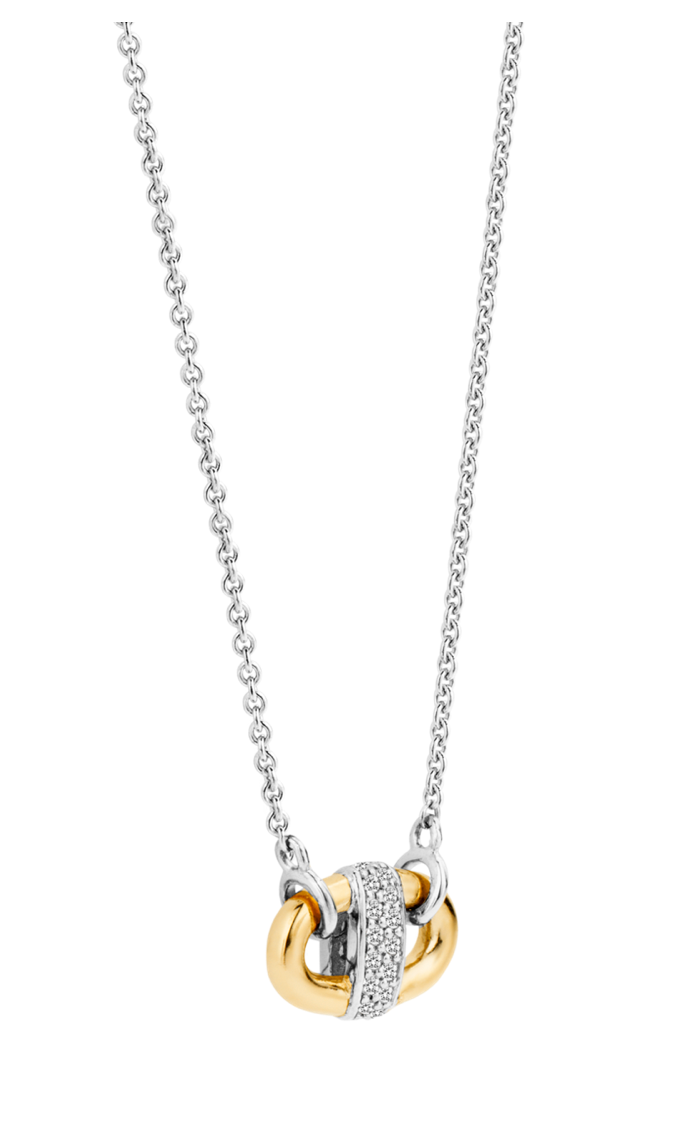 SPARKLE SILVER & GOLD NECKLACE | Ti Sento Milano | Luby 
