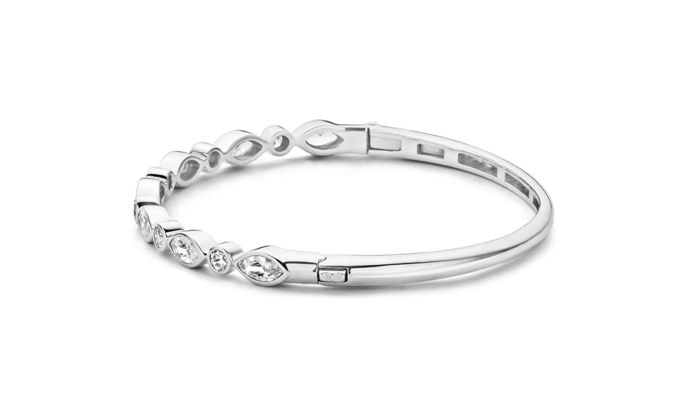 ZIRCONIA BANGLE BRACELET | Ti Sento Milano | Luby 