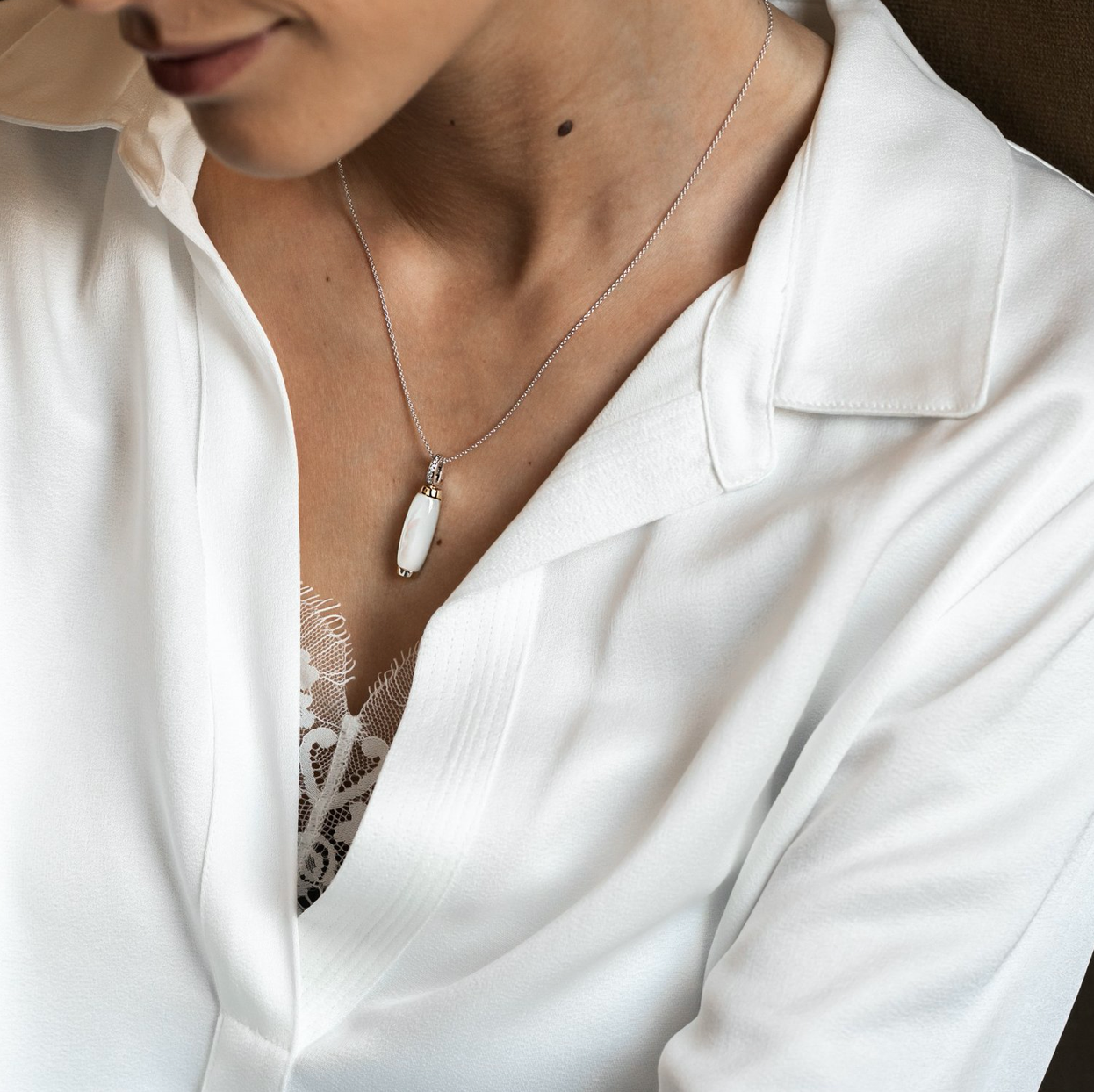 SKINNY TWO-TONE NECKLACE | Ti Sento Milano | Luby 