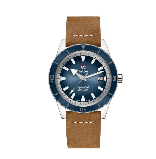 Captain Cook Automatic XL (Silver-Blue) Set | Rado | Luby 