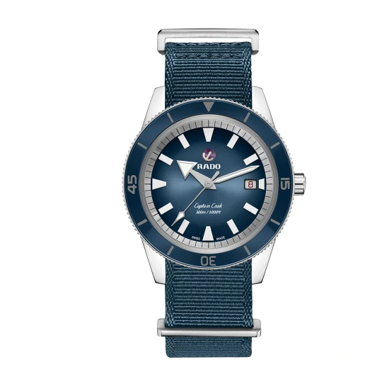 Captain Cook Automatic XL (Silver-Blue) Set | Rado | Luby 