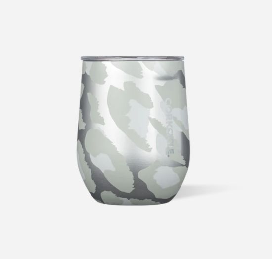 Snow Leopard Stemless | Corkcicle | Luby 
