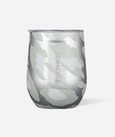 Snow Leopard Stemless | Corkcicle | Luby 