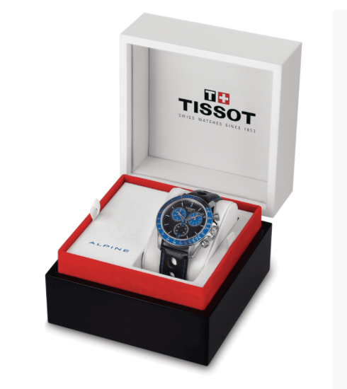 V8 Alpine Chronograph (Black/Blue) | Tissot | Luby 