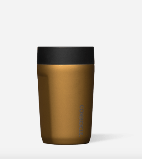 Commuter Cup Ceramic Gold 9OZ | Corkcicle | Luby 