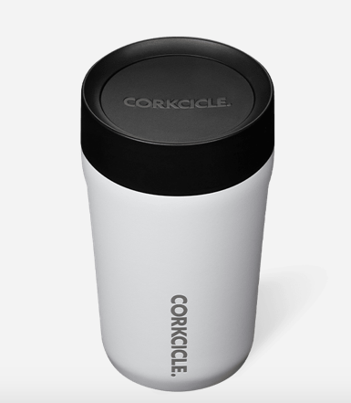 Commuter Cup Gloss White | Corkcicle | Luby 