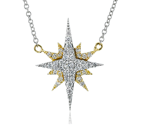 Zeghani 14K Diamond Cosmic Pendant | Zeghani | Luby 