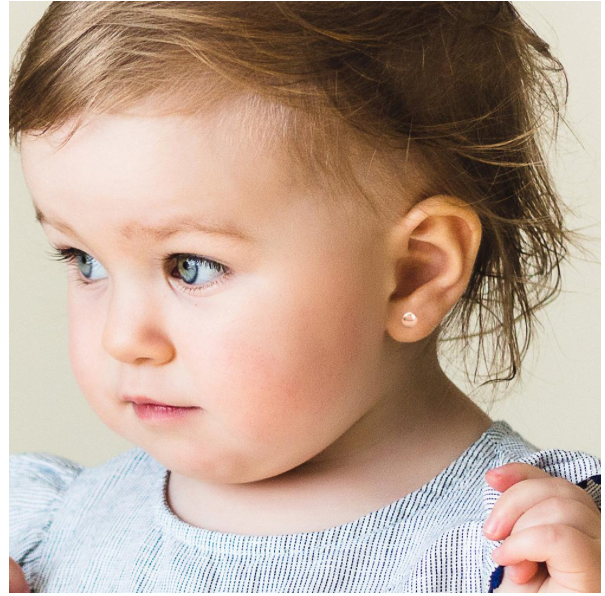 Rose Gold Classic Ball Stud | Children Collection | Luby 