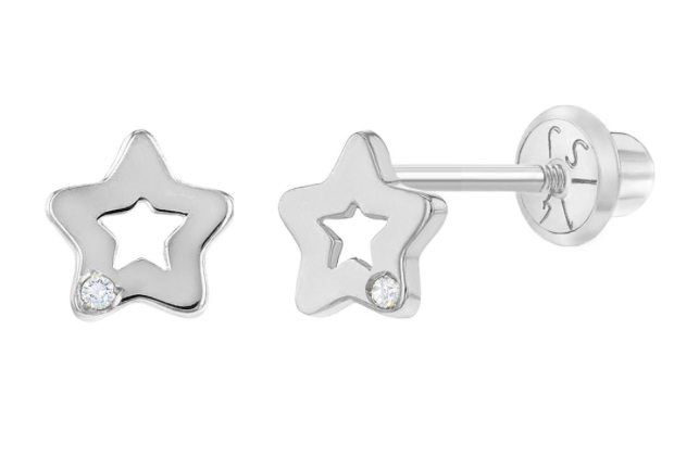 SMALL STAR DIAMOND EARRINGS | Children Collection | Luby 